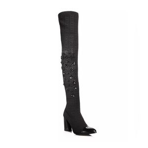 Stuart Weitzman LongLegs knit over the knee boot. Size 11.